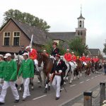 optocht ruiters en schutters